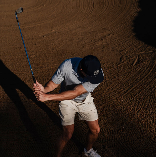 Comfort Polo - Agave Blockprint
