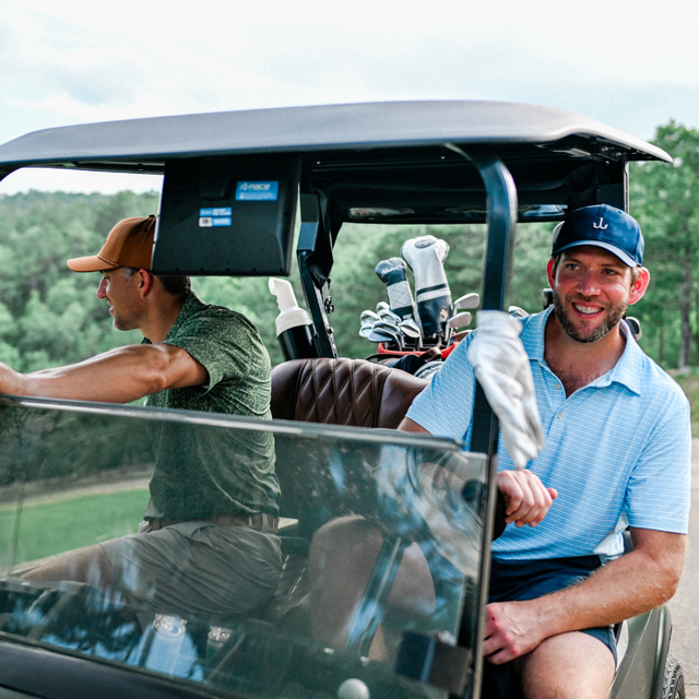 Performance Polo - Dusk Blue Stripe