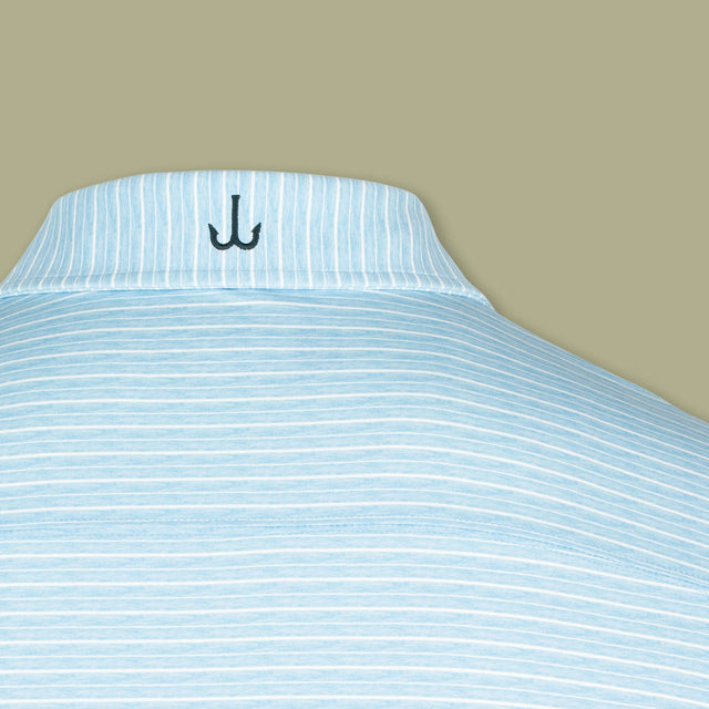 Performance Polo - Dusk Blue Stripe