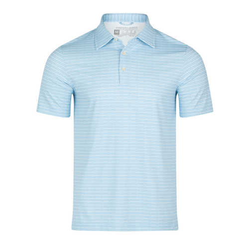 Performance Polo - Dusk Blue Stripe