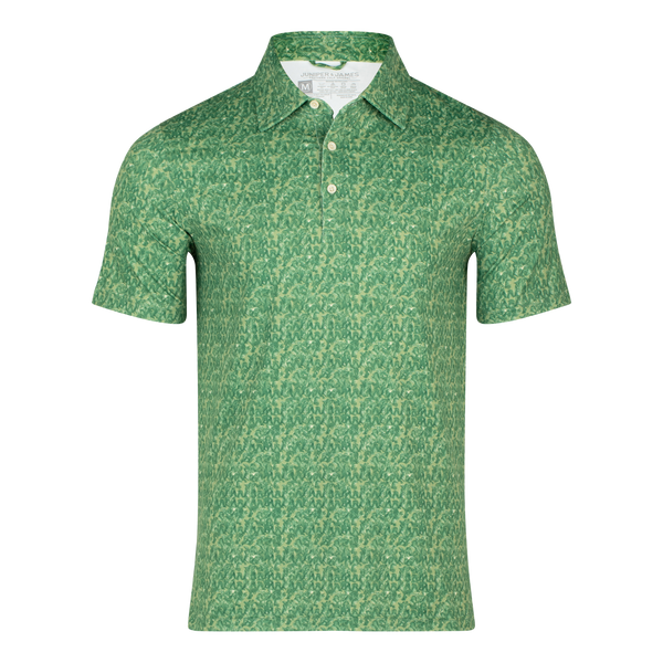 Flora Print Performance Polo – Southern Cooling Golf Shirt