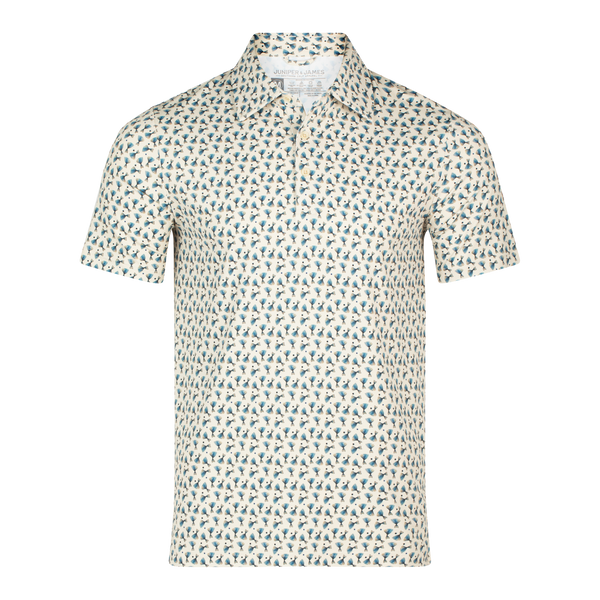 Redfish Tail Print Performance Polo – Cooling Coastal Golf